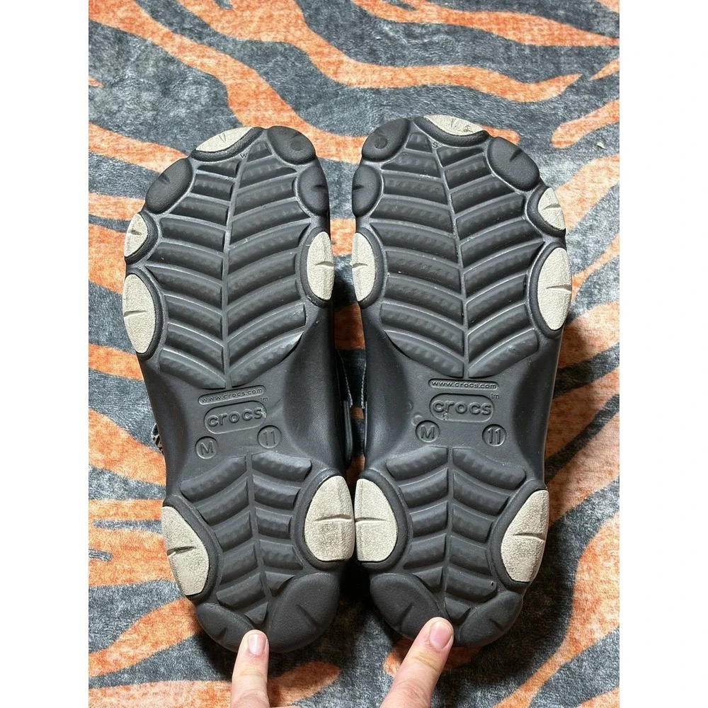 Crocs Mens Size 11 Black Panther Wakanda Forever special edition.